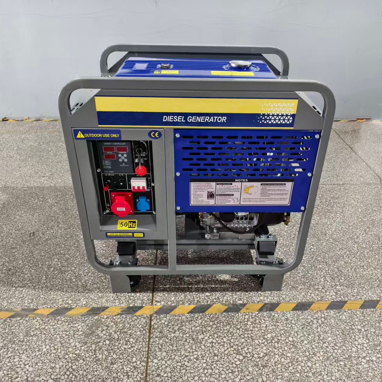 2 Cylinder 4 Stroke 10kw portable diesel generator Electric Start
