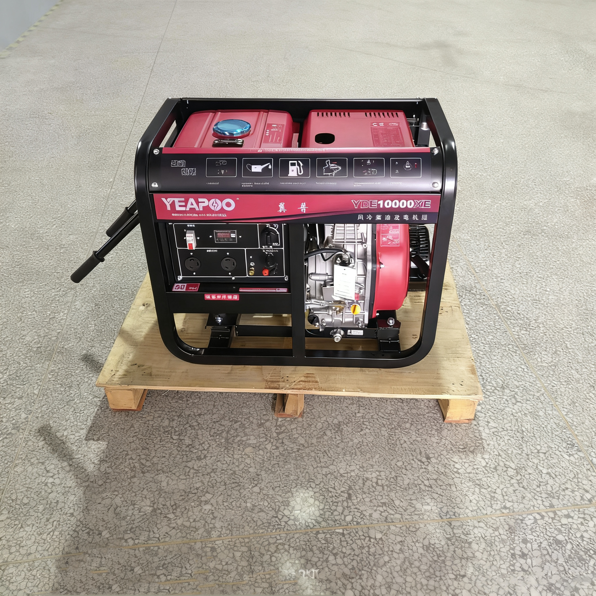 High Power 6.5kW Open Frame Diesel Generator DG10000SE