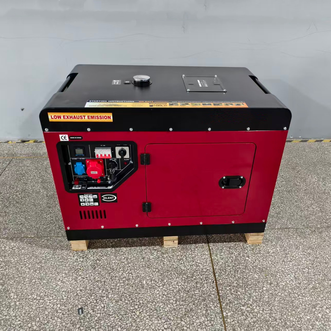 8KW Portable Silent 4 Stroke S...