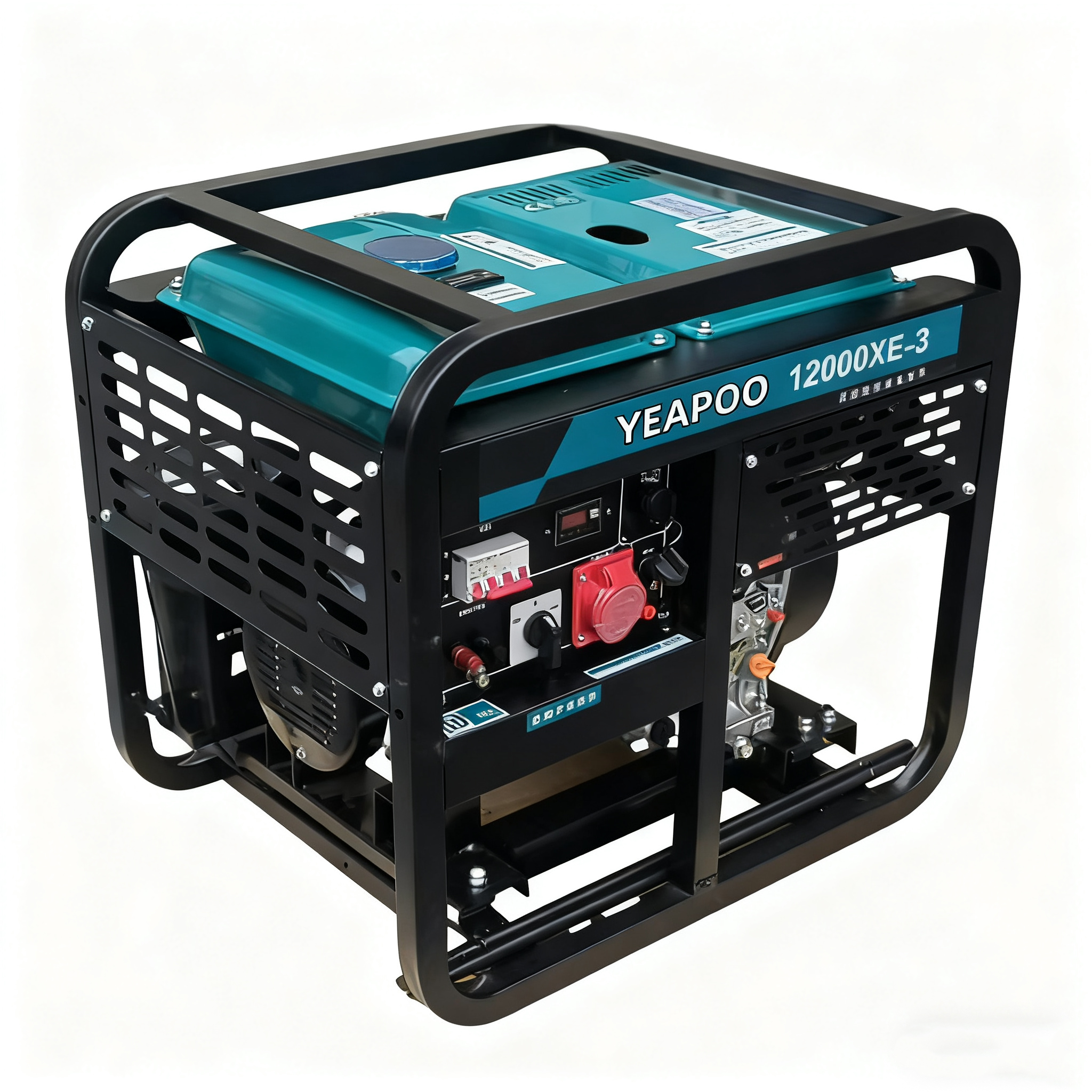 DG12000SE Heavy Duty 8kW Open Frame Diesel Generator