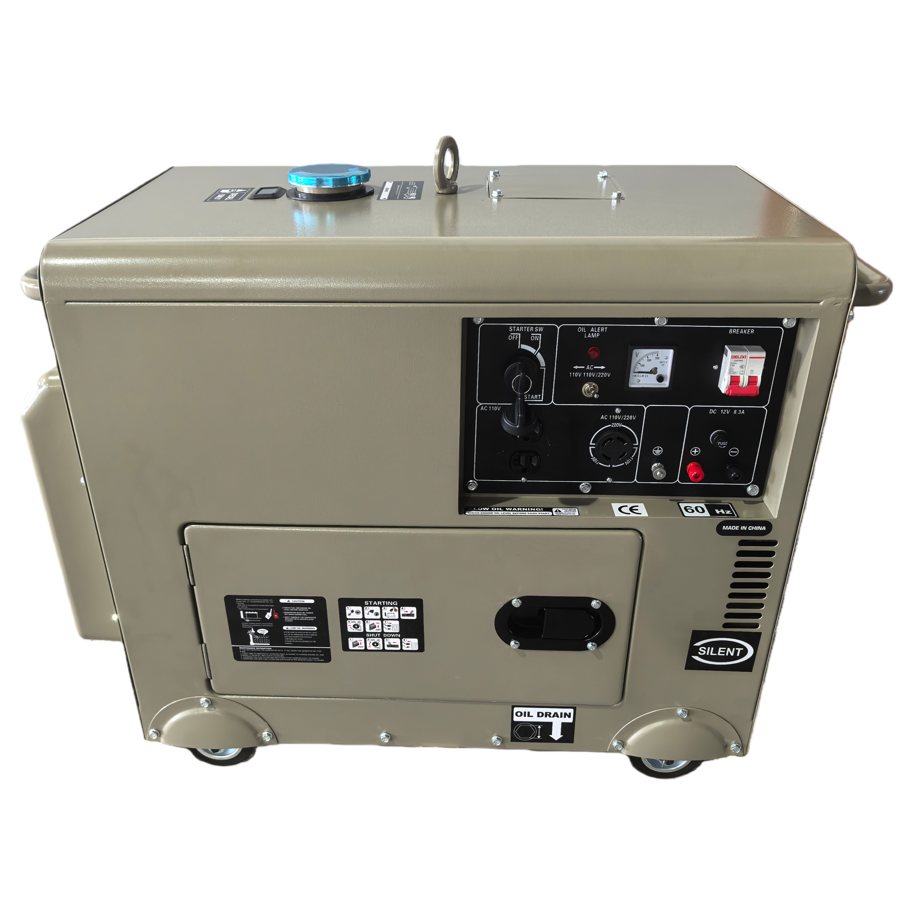 YDE7500SE 5 KVA Portable Silen...