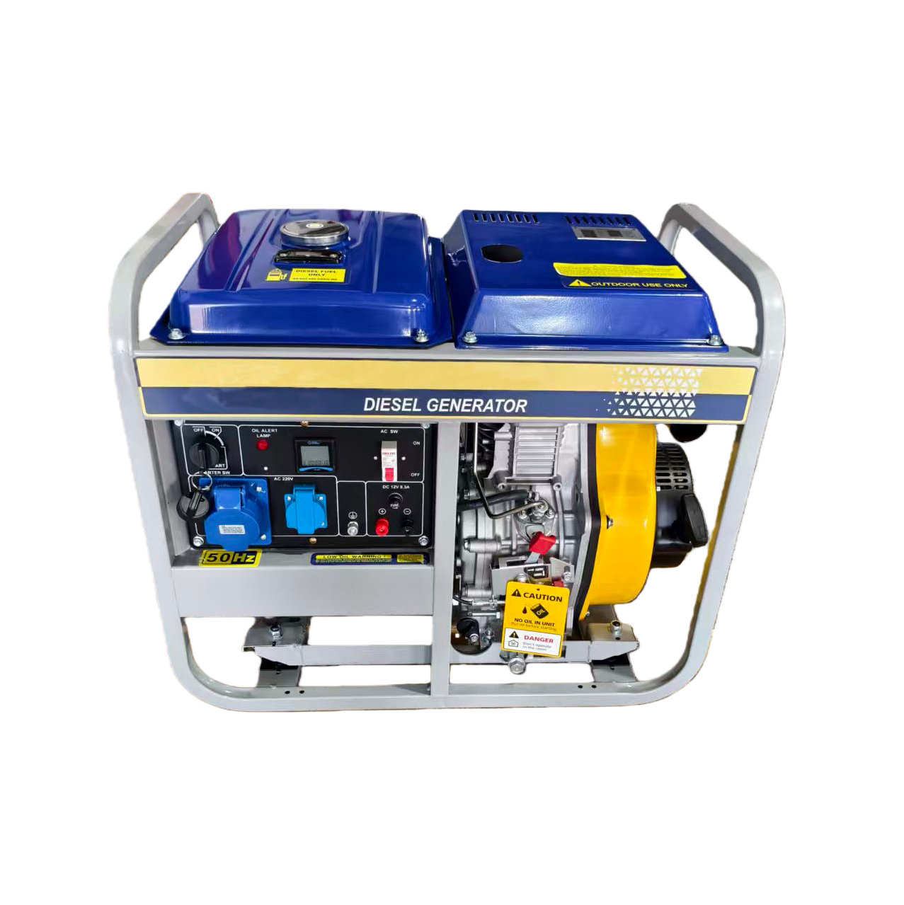 6.5kW High-Power Open-Frame Diesel Generator for Backup Power