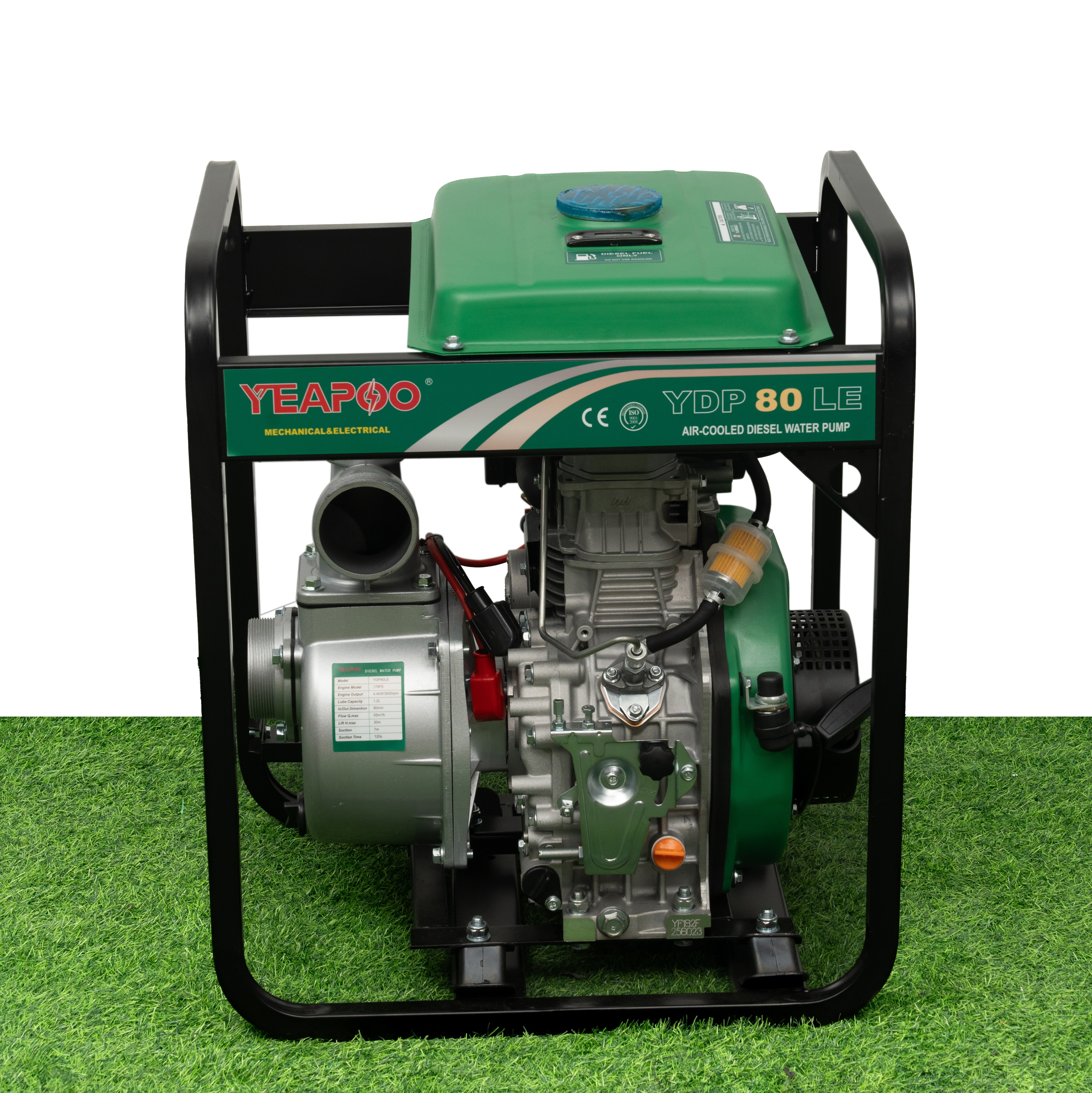 3 Inch 3600 RPM Electric-Start Diesel Water Pump for Construction Dewatering