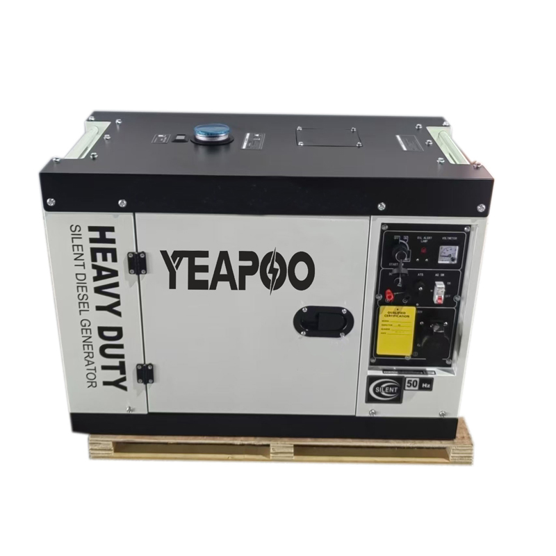 Générateur diesel portable domestique à forte puissance de 6,5 kW