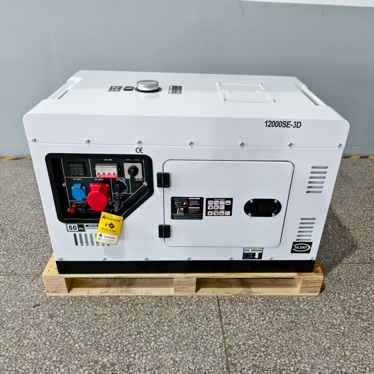8kW(10kVA) Silent Portable Die...