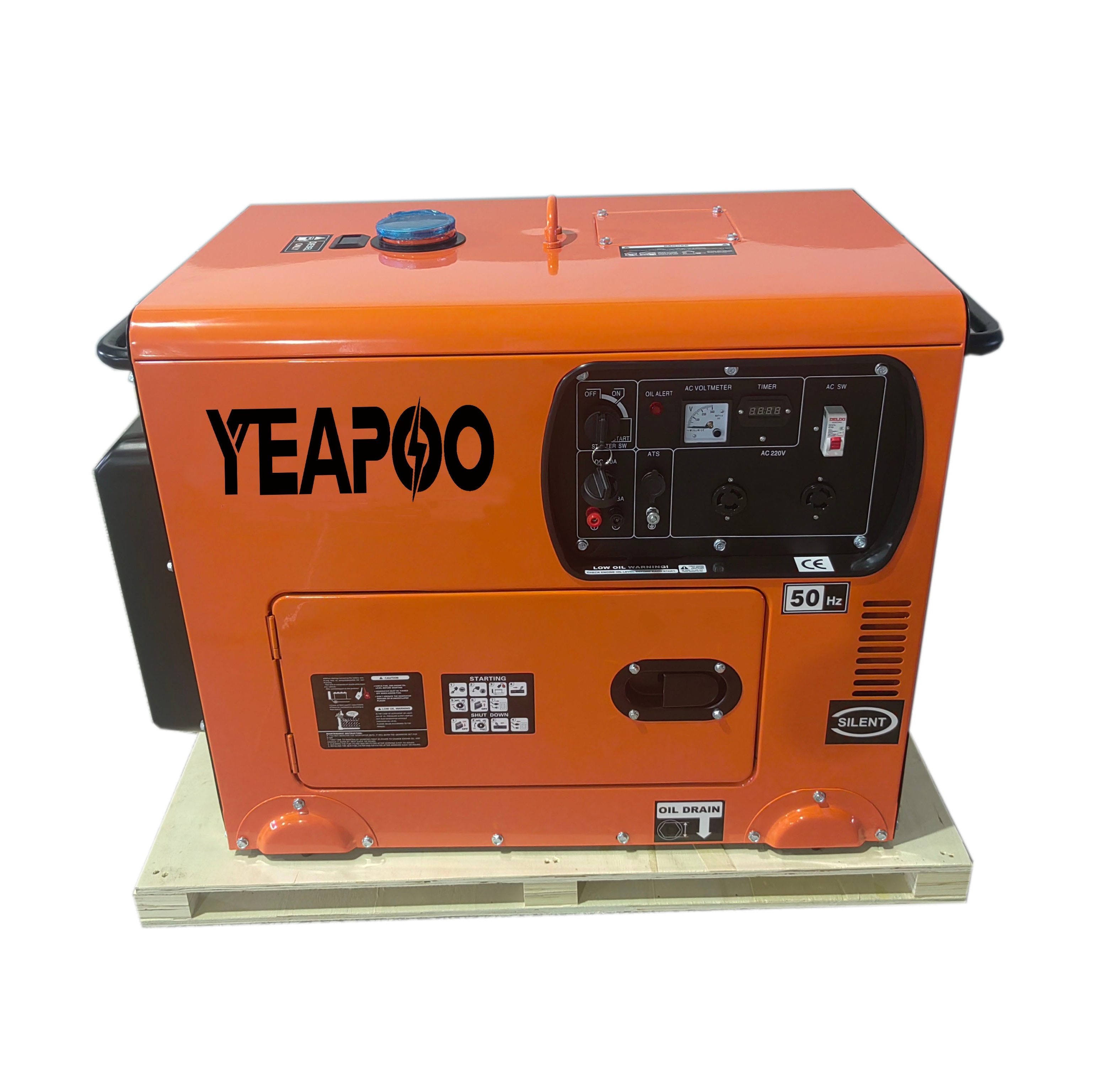 Air Cooled Single Cylinder Diesel Generator (DG7500SE)