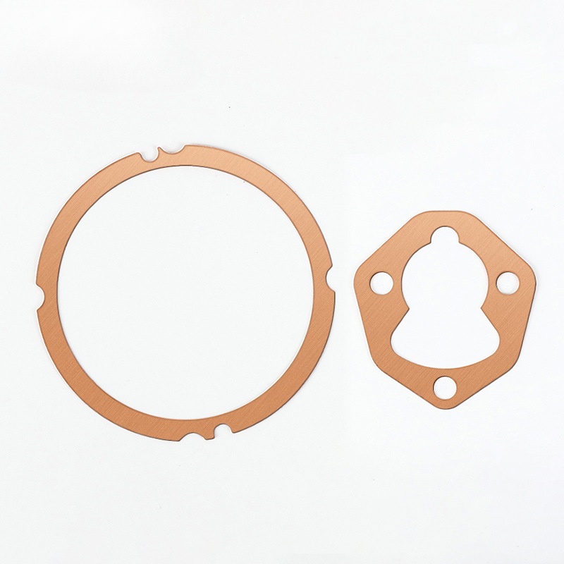 Air-cooled diesel engine cylinder head gasket and fuel injection pump gasket