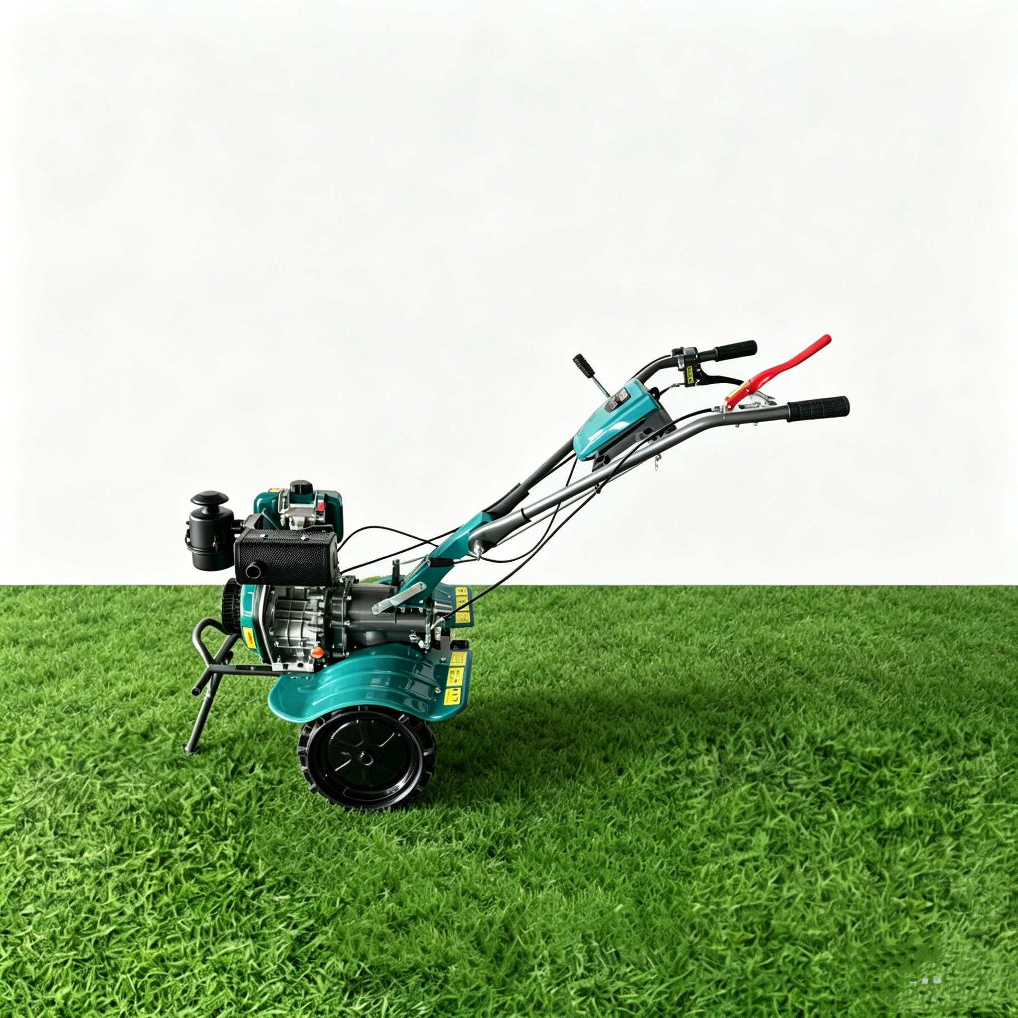 Mini 5 HP hand start diesel micro tiller with 173 engine